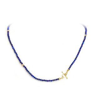 Ketting Golden Lapis